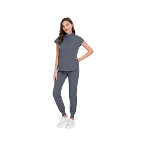 Ensembles de gommage personnalisés pour médecins infirmières uniformes médicaux avec vestes gommages d'allaitement en coton de haute qualité vente en gros - Product Image 1