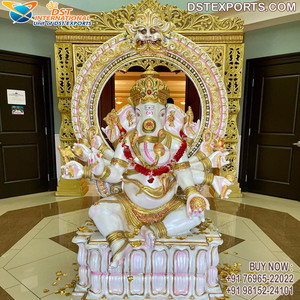 Ganesha traditionnel indien pour l'entrée, mariage hindou, bienvenue, FRP Natarajan Ganesha, mariage indien Natarajan Ganesha - Product Image 5