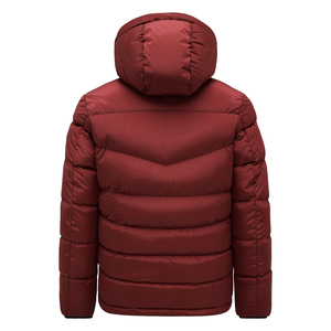 New Ultra <b>Warm</b> Lightweight High Street Men's Quilted <b>Waterproof</b> Windproof Puffer <b>Jacket</b> with Hooded Zipper Closure - Product Image 5