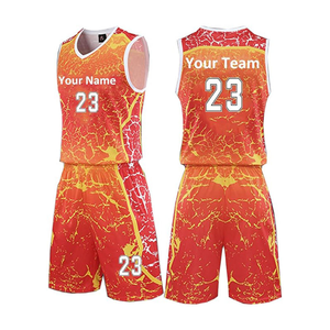Vente flash, personnalisation de tenue de basket-ball, nouveaux styles, uniforme de basket-ball pour hommes à séchage rapide - Product Image 5
