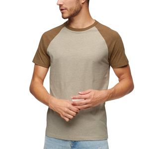 Venta directa de fábrica nueva camiseta de gimnasio para hombres con estilo/camiseta de gimnasio para hombres con manga raglán ajustada hecha a medida - Product Image 1