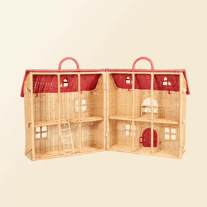 Cesta de Almacenamiento para Casa de Muñecas - Ratán Natural Ecológico Moderno Circular Multiusos - Product Image 3