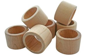 แหวนผ้าเช็ดปากไม้ของแหวนผ้าเช็ดปากทำจากไม้แบบกำหนดเองผลิตภัณฑ์โบราณสำหรับใช้ในบ้าน - Product Image 3