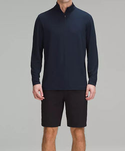 Sweat-shirt à fermeture éclair 100% quarts personnalisé pour homme Tissu doux et respirant avec broderie de logo personnalisée et impression numérique - Product Image 5