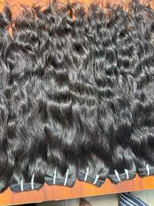 Vente en gros de paquets de cheveux indiens bruts à cuticules alignées de qualité 10A 12A, tissage de cheveux humains vierges non transformés - Product Image 5