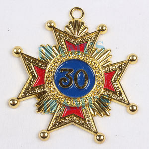 Maçonnique Rose Croix 30e Degré Sash Jewel Meilleur Matériel Franc-Maçon Regalia Jewel Maçonnique - Product Image 2