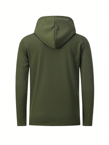 Sudaderas con capucha de lana para hombre personalizadas al por mayor 2024 ropa superventas de alta calidad con logotipo personalizado impresión por transferencia de calor - Product Image 3
