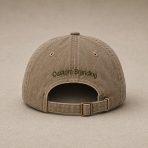 Gorra de Béisbol Vintage Personalizada, Unisex, de Algodón Desgastado, 6 Paneles, Logotipo Bordado, Gorra Estilo Dad Hat, Fabricante de Marca Privada - Product Image 4