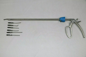 Ensemble d'instruments réutilisables approuvé CE, pince à bulldog laparoscopique manuelle en acier inoxydable, détachable, 6 clips, 10 mm x 330 mm - Product Image 5
