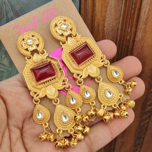 Hermosos Pendientes Cachemiríes de Primera Calidad, Pendientes Tradicionales Indios, Perfectos para Bodas, Fiestas y Vestimenta Étnica - Product Image 4