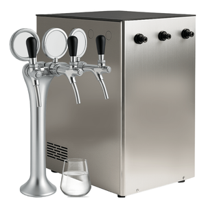 Enfriador de Agua Eléctrico Micro Fresh de 20 Litros, Frío y Caliente, con Filtración Bajo Encimera de 3 Vías, para Uso Comercial en Hoteles - Product Image 1