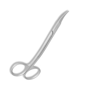 Ciseaux chirurgicaux à double lame tranchante incurvée finition sable ciseaux de salle d'opération en acier inoxydable allemand - Product Image 4