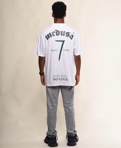 Sudadera con capucha de algodón 100% de peso pesado para hombre, camiseta Vintage de gran tamaño con estampado gráfico de talla grande, estilo Formal - Product Image 3