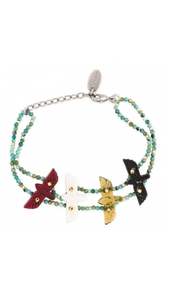 Artisanat de qualité collier de perles de rocaille multi-longues à la mode col en v bijoux de perles cadeau ethnique pour femmes et hommes - Product Image 2