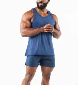 Pantalones cortos deportivos de estilo sólido para hombre cómodos con cintura elástica Venta en línea - Product Image 4