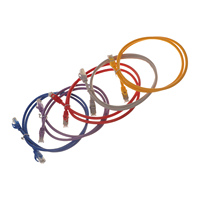 Cable de Conexión Ethernet LAN Cat5e UTP FTP SFTP RJ45 4p, Cable de Puente, 26AWG 28AWG, Cobre Puro, Certificado ISO9001, 0.5m-5m