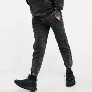 Ropa de moda Color sólido Hombres Lavado ácido Chándal Uso casual y al aire libre Hombres Lavado ácido Chándal para la venta - Product Image 3