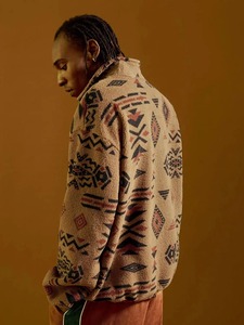 Sweat-shirt à fermeture éclair, imprimé ethnique, poche kangourou, pull-over d'automne et d'hiver, veste unisexe, haut à capuche - Product Image 5