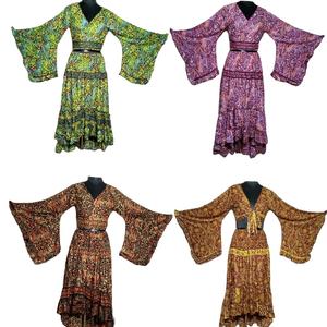 Jupe longue en satin pour femme, style tendance, nouvelle collection, sexy, décontractée, unie, personnalisable, respirante, écologique, en rayonne - Product Image 1