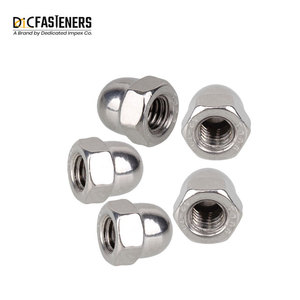 Écrous borgnes hexagonaux de qualité supérieure en acier au carbone et acier inoxydable zingué galvanisé avec finition polie - Product Image 6