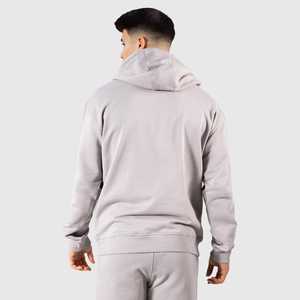 Sweat à capuche oversize de luxe en molleton épais polyester/coton pour homme, personnalisable avec impression et gaufrage, grandes tailles, vente en gros - Product Image 3