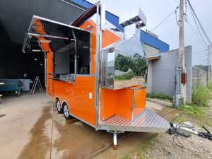 Remolque de Comida Móvil, Carrito de Comida Móvil para la Calle, Camión de Comida Móvil de Fábrica Aprobado por la EPA - Product Image 2