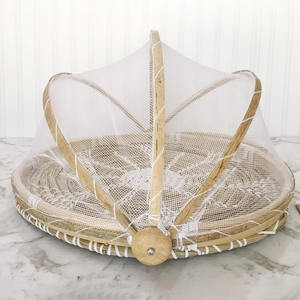 Plateau en herbe marine tressée à la main avec filet, couverture alimentaire en paille tissée, au prix le plus bas - Product Image 5