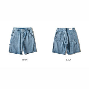 2024 <b>High</b> Quality New Men Fashion Stretch Causal <b>Short</b> <b>Jeans</b> Denim <b>Shorts</b> Blue Denim Swear Mens <b>Shorts</b> - Product Image 3