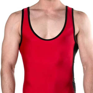 Men's Weightlifting and Athletic Training Wrestling Singlets <b>Tight</b> <b>Fitting</b> Bodysuit For MMA or Grappling Players 2026 Tank <b>Tops</b> - Product Image 4
