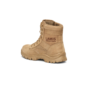 Nouvelles chaussures tactiques en cuir respirantes de sécurité élégantes et personnalisées avec logo pour hommes - Product Image 3