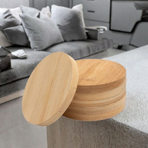 Posavasos Ecológicos de Bambú, Clásicos, de Lujo, Personalizados, para Bebidas, Forma Irregular, Hechos a Mano en India - Product Image 2