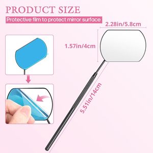 Lash <b>Mirror</b> for Eyelash Extension Detachable Stainless Steel Eyelash Makeup <b>Mirror</b> Eyelash Extensions Accessories by Vaslcare - Product Image 5