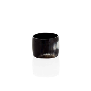 Portavelas de cuerno de buey respetuoso con el medio ambiente personalizable, artesanía pulida con diseño natural sostenible para Navidad - Product Image 2