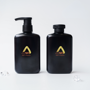 Botella de plástico recargable PET de 350ml para champú y cuidado personal para productos para el cabello - Product Image 1