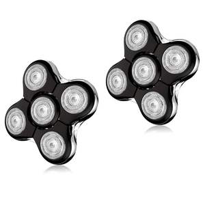2 cabezales de repuesto de cinco cuchillas para afeitadoras eléctricas de hombre, para un afeitado preciso de cara y cuerpo - Product Image 3