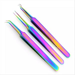 Pincettes d'extraction de points noirs de haute qualité, outil d'extraction de points noirs, boutons, acné, tête blanche, ensemble droit - Product Image 2