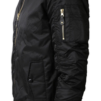 Veste pour homme de qualité supérieure personnalisée 100% vestes d'aviateur en satin de polyester Raiders blouson d'aviateur coupe-vent unisexe