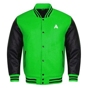 Vestes universitaires en gros, veste de baseball unisexe personnalisée, veste décontractée pour homme, coton uni, veste de sport d'hiver par Antique Fashion - Product Image 5