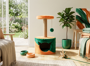 Arbre à chat Amistar Gentle Smile de haute qualité pour toutes les races et tailles de chats - Product Image 4