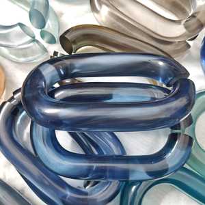 Cadena de Resina Multicolor Ecológica de Gran Tamaño para Decoración de Paredes, Separador de Ambientes DIY, Cortina - Product Image 2