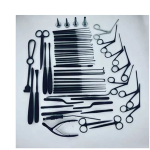 QNQ Logotipo personalizado Manual Micro Oído Cirugía ENT Timpanoplastia Instrumentos Set con revestimiento negro y fácil limpieza - Product Image 4