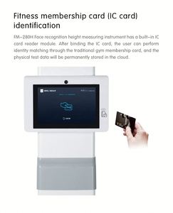 Pèse-personne intelligent avec écran LCD, 8 électrodes, mesure de la taille, du poids et de l'IMC, analyse de la composition corporelle - Product Image 2