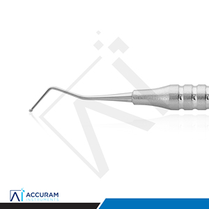 Instrumento Profesional de Obturación Dental Restauradora, Herramienta de Colocación de Amalgama Compuesta de Doble Extremo en Forma de Bola, Acero Inoxidable, CE - Product Image 4