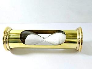 Sablier en laiton de qualité supérieure avec un design vintage élégant pour bureau, chambre, salon et cadeaux à l'exportation - Product Image 4