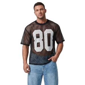 Lightweight Mesh Jersey for Men Breathable Sports <b>Shirt</b> Quick Dry Athletic Top Comfortable Training - Product Image 1