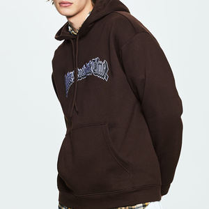 Chándal de hombre de 2 piezas rojo invierno con logotipo personalizado, ropa de entrenamiento para niños, chándal teñido liso saliente - Product Image 1