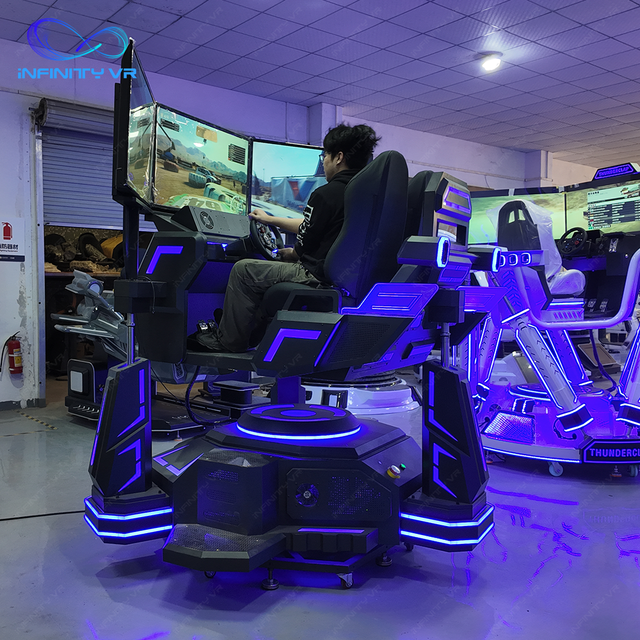 High Profit 3-Axis Drive Arcade Kid Gaming Electric Car Entertainment Machines Virtual Reality Racing Car Gaming Simulator