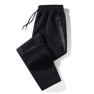 Pantalones Deportivos de Forro Polar para Hombre, Gruesos y Cálidos, con Bolsillos con Cremallera, Talla Grande 8XL, Pantalones Térmicos para Deporte - Product Image 4
