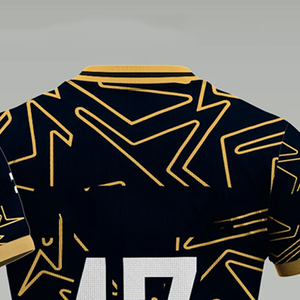 เสื้อฟุตบอลผู้ชายแบบสั่งทำพิเศษ ระบายอากาศได้ดี พิมพ์ลายด้วยความร้อน แห้งเร็ว ผ้าโพลีเอสเตอร์ตาข่าย 100% แขนสั้น ไซส์ใหญ่ ปี 2025 - Product Image 6