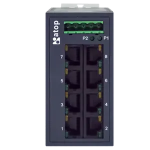 Suministro de Fábrica: Nuevo Switch Ethernet Industrial de 8 Puertos PoE/PoE+ de 120W/240W, Capa 2, No Gestionado, 100m, Temperatura de Operación de -30°C a 75°C, en Stock - Product Image 2